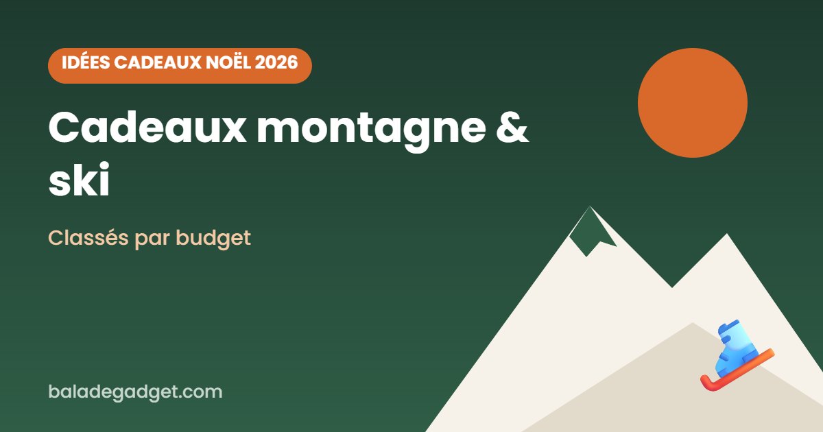 Idées cadeaux montagne et ski : notre sélection pour Noël 2026
