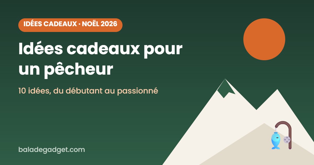 Idées cadeaux pour un pêcheur, Noël 2026