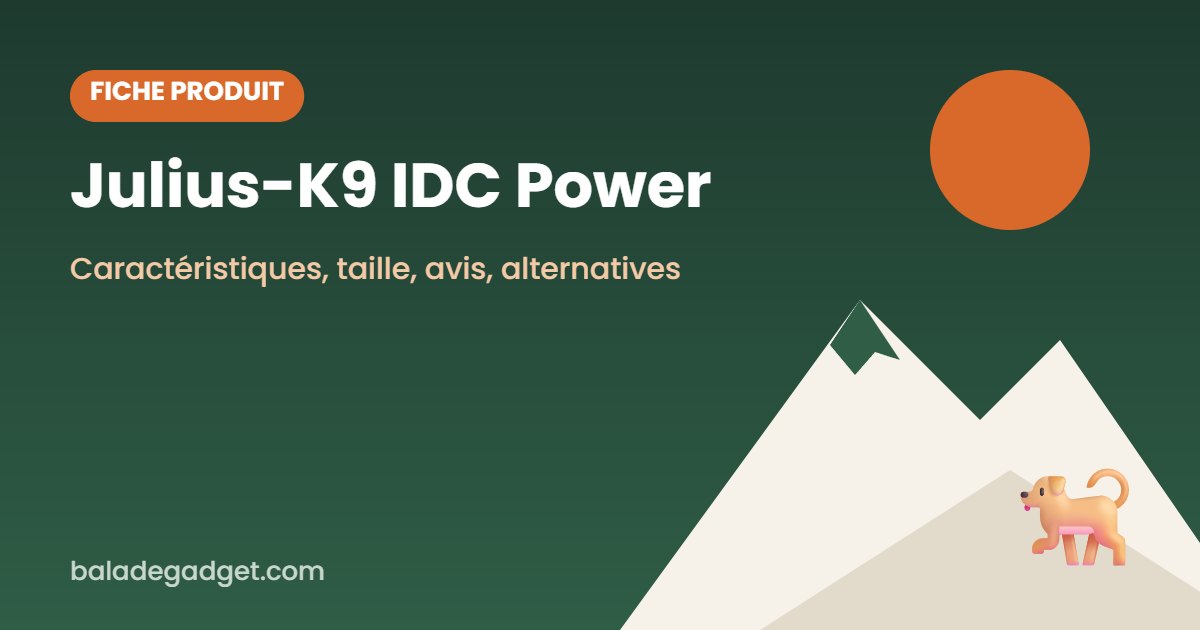 Harnais Julius-K9 IDC Power : caractéristiques, taille, avis des utilisateurs et alternatives