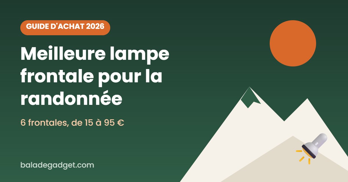 Meilleure lampe frontale pour la randonnée en 2026 : notre sélection
